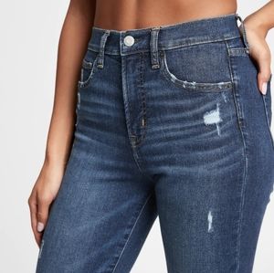Gap high rise true skinny jeans